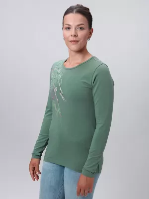 Ženska majica kratkih rukava LOAP ABMORA ZELENA