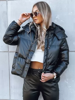 Ženska jakna DSTREET COLLAR CRNI