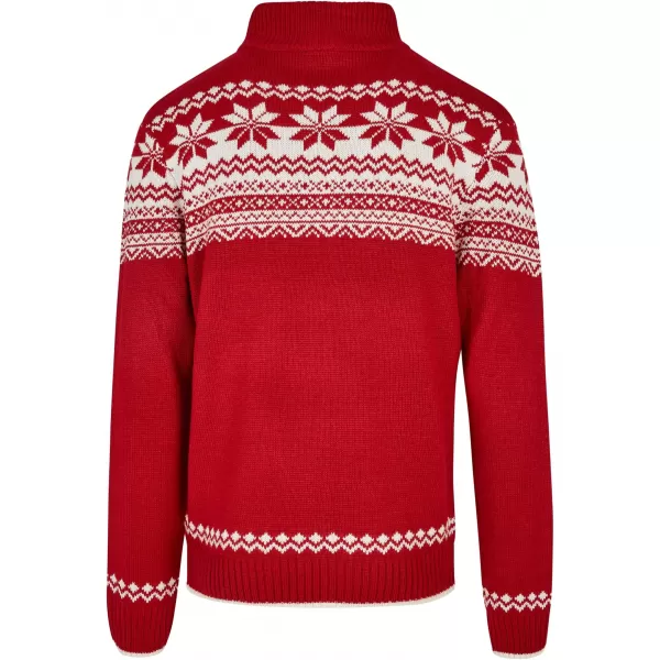  Muška dukserica BRANDIT CARDIGAN NORWEGER BD5030 CRVENI 