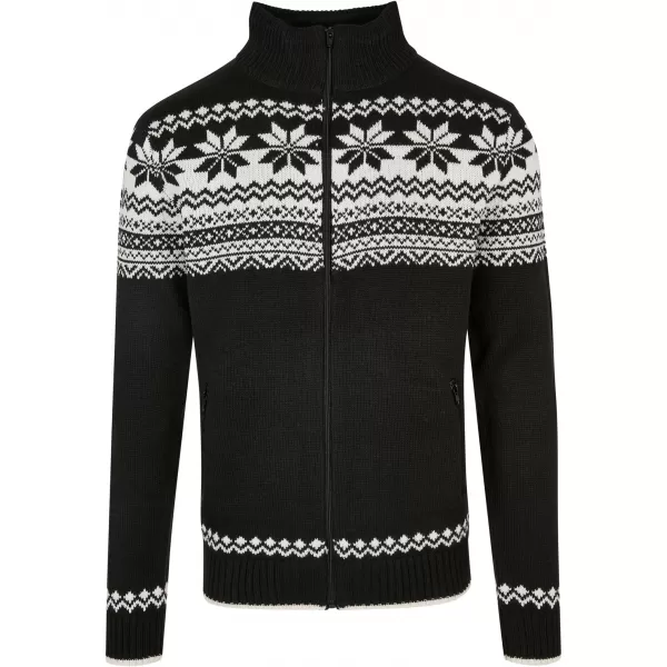  Muška dukserica BRANDIT CARDIGAN NORWEGER BD5030 CRNI 