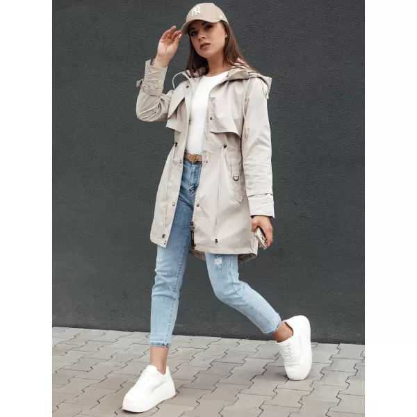  Ženska jakna DSTREET FASHLOVE TY4393 SVIJETLO SIVE BOJE 