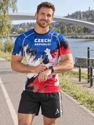 Muška funkcionalna kompresijska majica kratkih rukava premium ALTISPORT VOJ/ALM036TR04 PRUGE