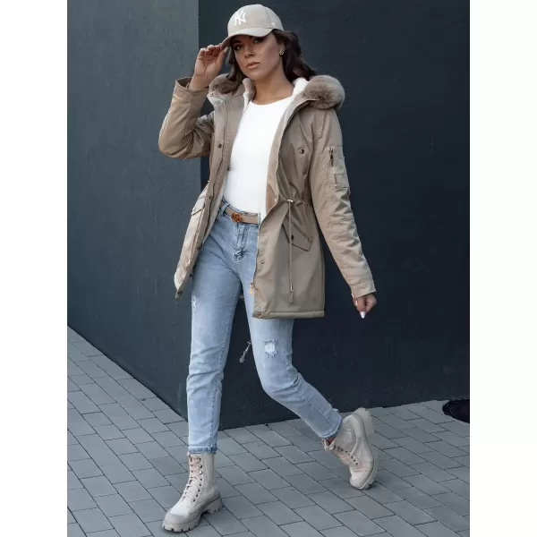  Ženska jakna DSTREET ERISS BEŽ Dstreet1 