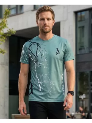 Muška funkcionalna premium majica ALTISPORT VOJ/ALM004TR01 KAKI/VOJNIČKI