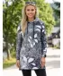 Ženski funkcionalni produljeni sweatshirt premium ALTISPORT VOJ/ALW020MI03 CRNO-BIJELO