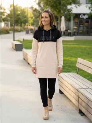Ženski sweatshirt KIXMI TIARA SVIJETLO BEŽ