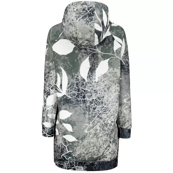  Ženski funkcionalni produljeni sweatshirt premium ALTISPORT VOJ/ALW020MI03 CRNO-BIJELO 