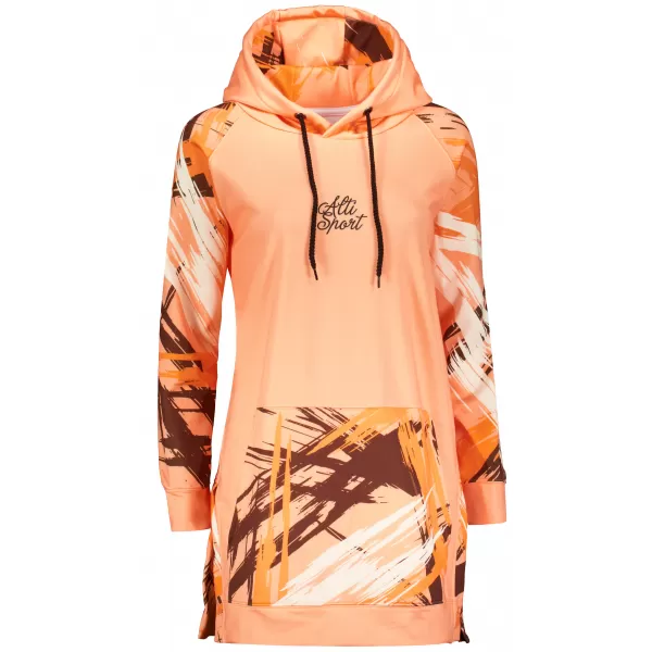  Ženski funkcionalni produljeni sweatshirt premium ALTISPORT VOJ/ALW039MI03 NARANČASTA 