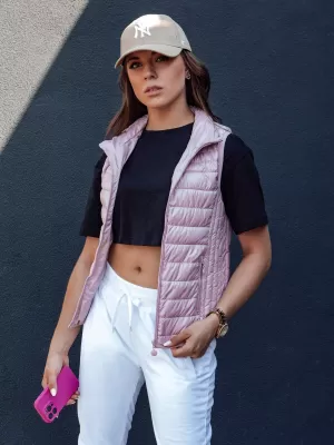 Prsluk DSTREET STYLISHZ TY4450 RUŽIČASTI