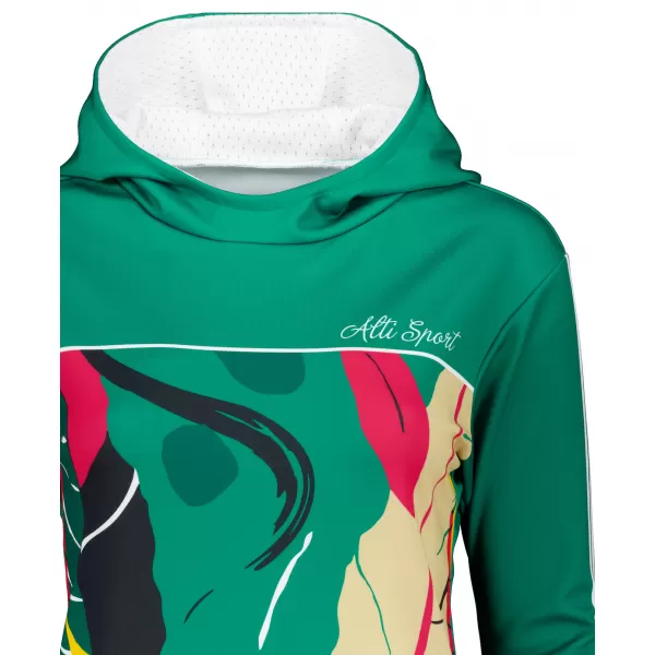  Ženska vrhunska funkcionalna majica ALTISPORT VOJ/ALW042MI01 ZELENA 