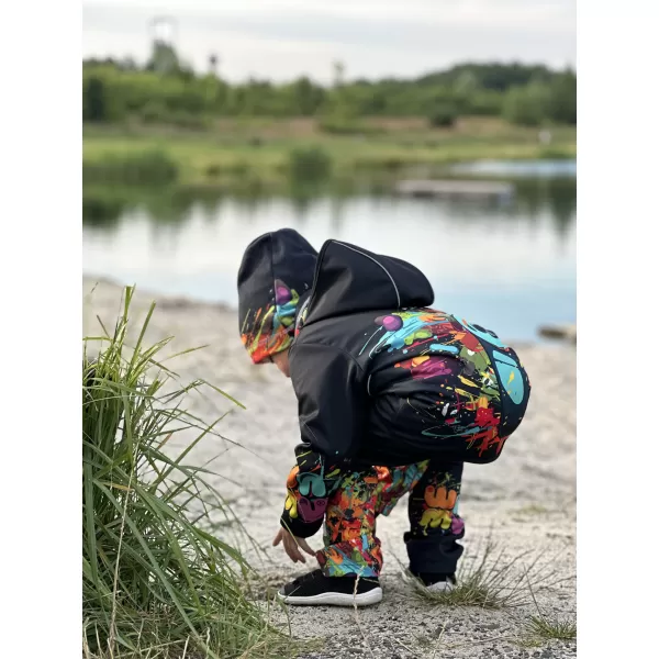  Dječji rubac od flisa WAMU GAME ON CRNA 