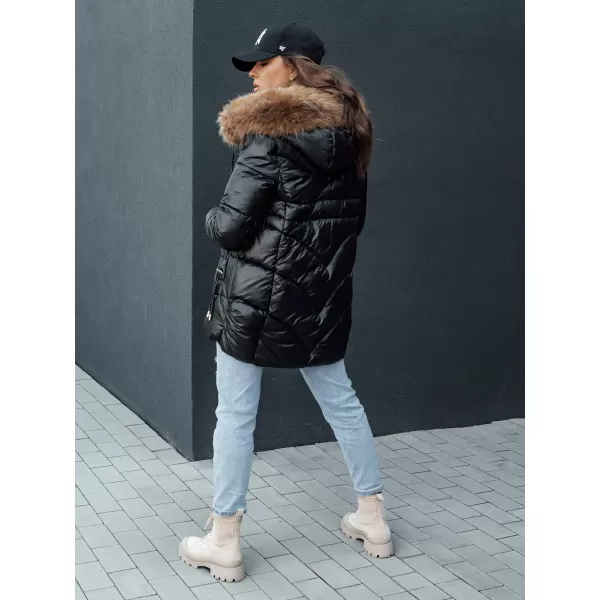 Ženska jakna DSTREET WINTERCHIC CRNI 