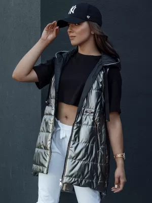 Prsluk DSTREET PIXIECODE TY4437 TAMNO SIVA