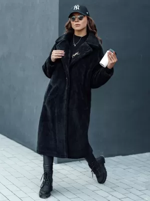 Zimski kaput DSTREET GLAMFUR CRNI
