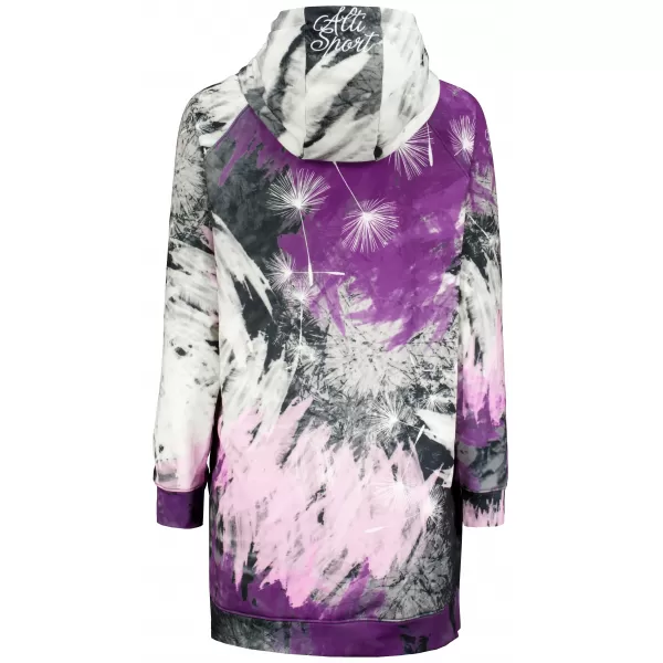  Ženski funkcionalni produljeni sweatshirt premium ALTISPORT VOJ/ALW016MI03 LJUBIČASTA 