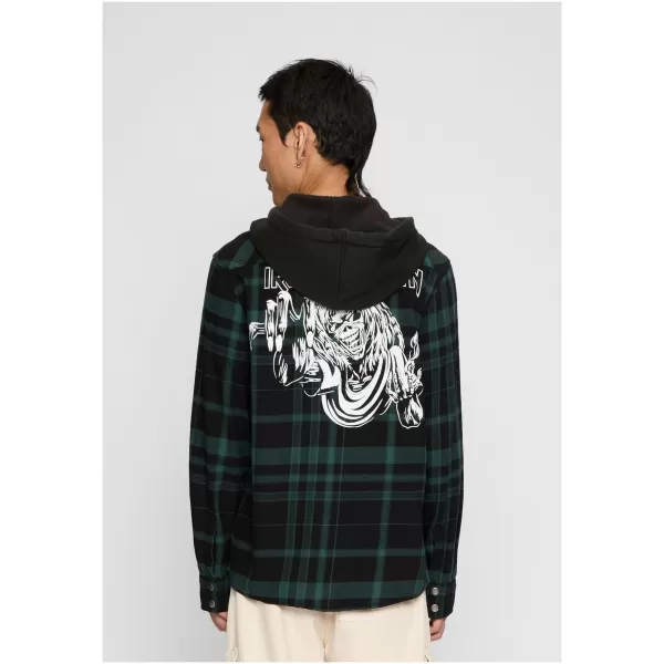  Muški sweatshirt BRANDIT IRON MAIDEN BD61048 CRNO/ZELENO 