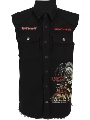 Muška košulja BRANDIT IRON MAIDEN BD61043 CRNA