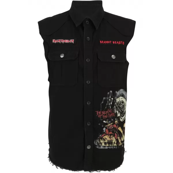  Muška košulja BRANDIT IRON MAIDEN BD61043 CRNA 