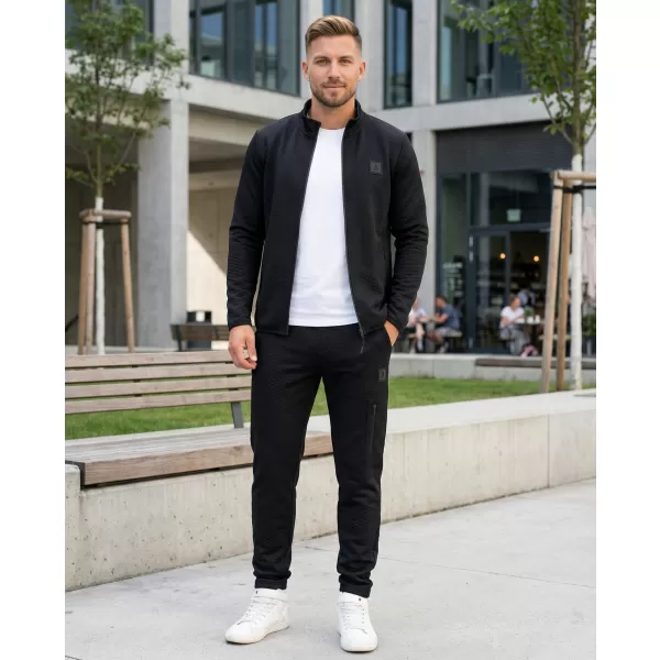  Muški sweatshirt ALTISPORT DAN CRNA 