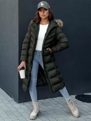 Ženski kaput DSTREET LUXWARM DARK GREEN Dstreet1