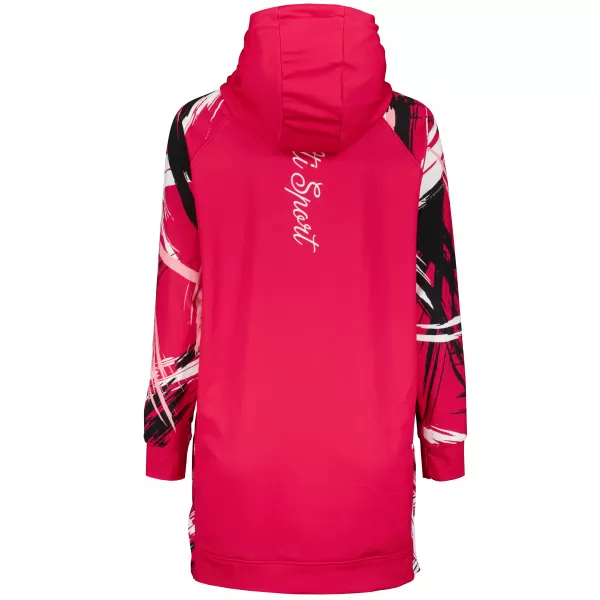  Ženski funkcionalni produljeni sweatshirt premium ALTISPORT VOJ/ALW039MI03 VIVA MAGENTA 