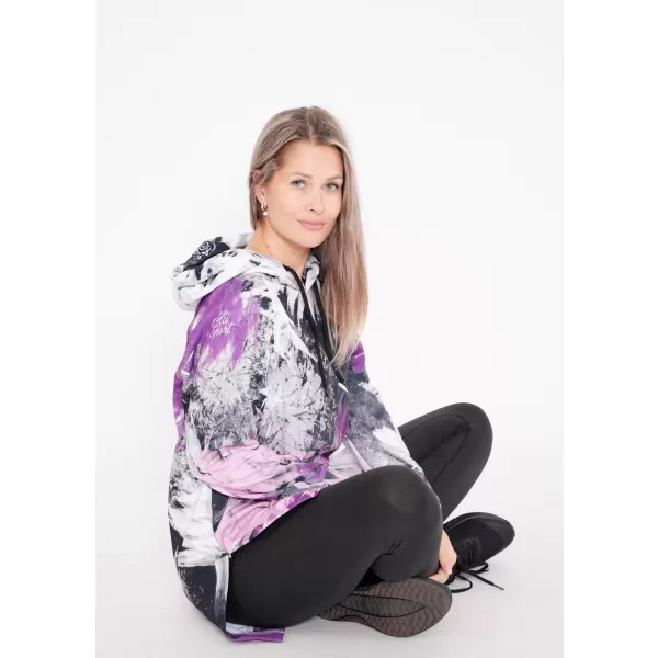  Ženski funkcionalni produljeni sweatshirt premium ALTISPORT VOJ/ALW016MI03 LJUBIČASTA 
