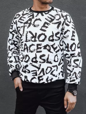 Muška dukserica DSTREET bx5768 BIJELA