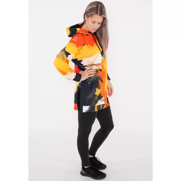  Ženski funkcionalni produljeni sweatshirt premium ALTISPORT VOJ/ALW019MI03 NARANČASTA 