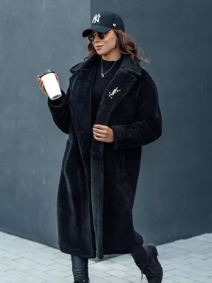 Zimski kaput DSTREET GLAMFUR CRNI