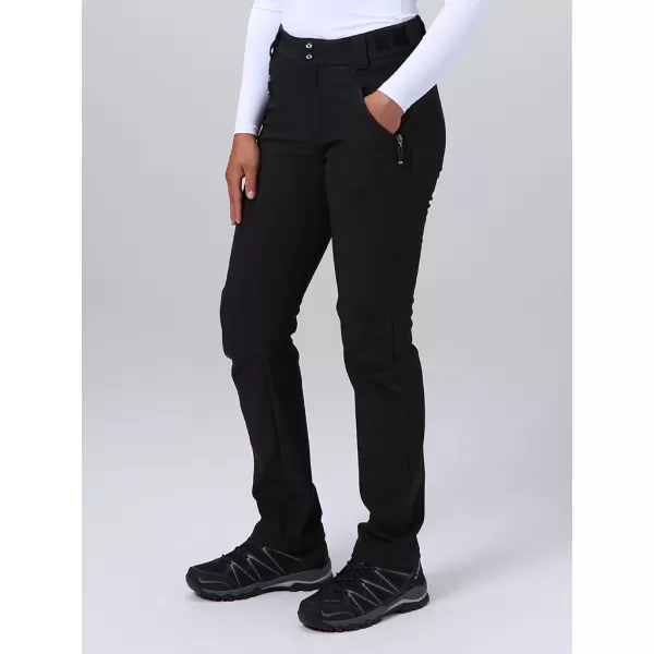  Ženske softshell hlače LOAP LUSLANA CRNA 