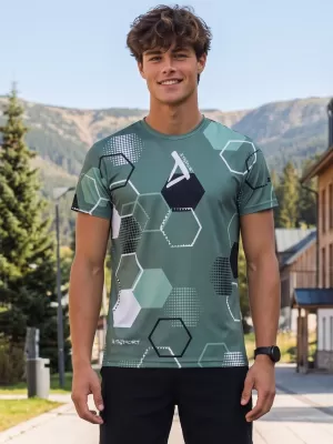 Muška funkcionalna premium majica ALTISPORT VOJ/ALM037TR01 KAKI/VOJNIČKI