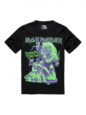 Muška majica kratkih rukava BRANDIT IRON MAIDEN BD61050 CRNA