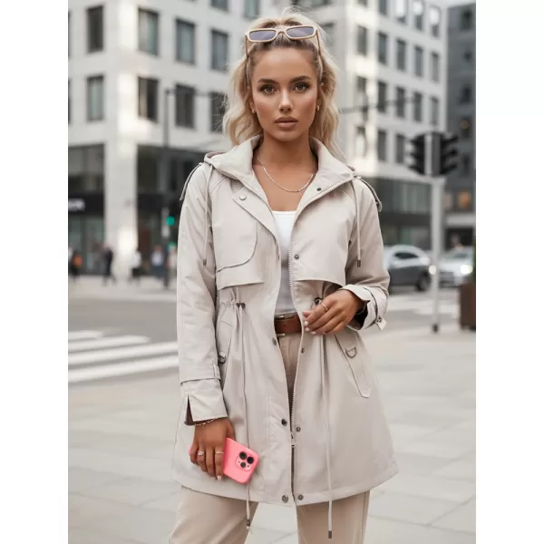  Ženska parka DSTREET BRENS LIGHT BEIGE Dstreet1 