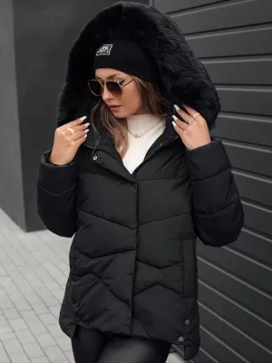 Ženska jakna DSTREET FIXMIX CRNI