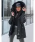 Ženska jakna DSTREET GARNET TY3957 CRNI