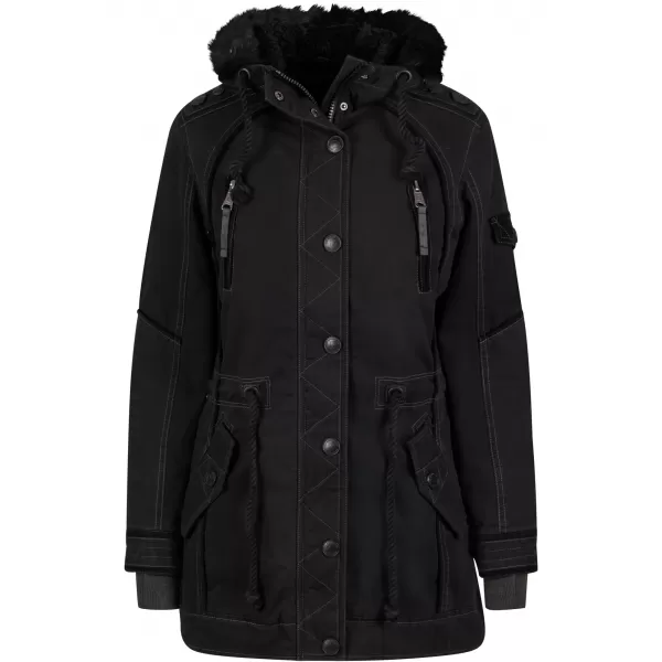  Ženska parka BRANDIT BD33122 CRNA 