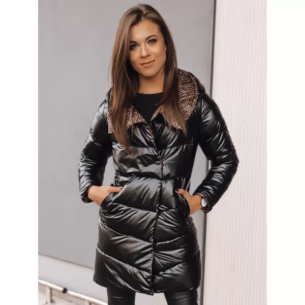  Ženska jakna DSTREET DELSY LONG TY3481 CRNI 