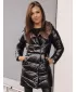 Ženska jakna DSTREET DELSY LONG TY3481 CRNI