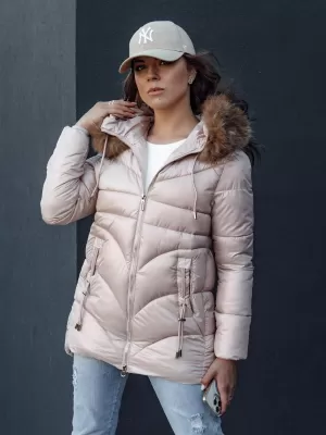 Ženska jakna DSTREET WINTERCHIC RUŽIČASTI