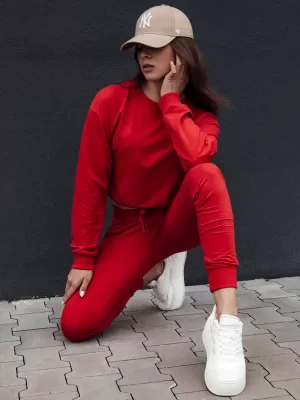 Ženska majica DSTREET CASUALVIBE TAMNOCRVENA