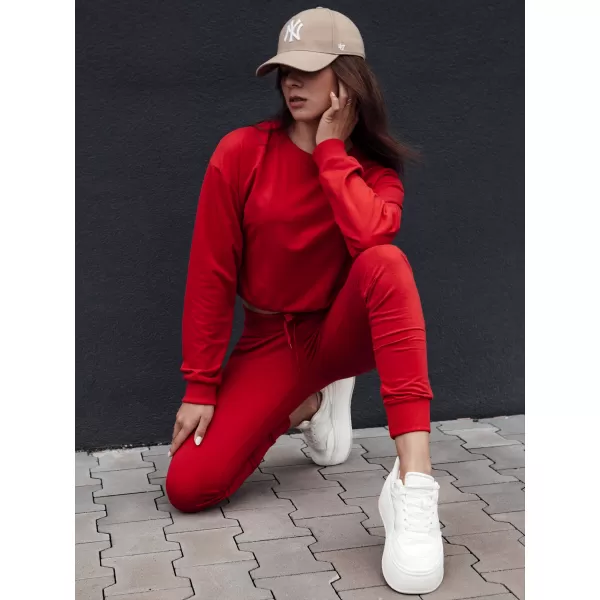  Ženska majica DSTREET CASUALVIBE TAMNOCRVENA 