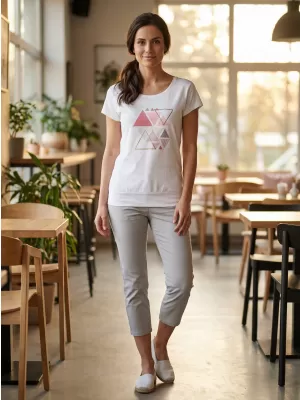 Ženska majica ALTISPORT ALW185120 BIJELA