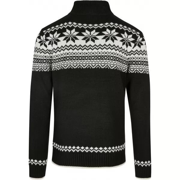  Muška dukserica BRANDIT CARDIGAN NORWEGER BD5030 CRNI 