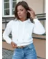 Ženska majica DSTREET TRENDHOOD BY1310 BIJELA