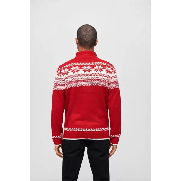  Muška dukserica BRANDIT CARDIGAN NORWEGER BD5030 CRVENI 