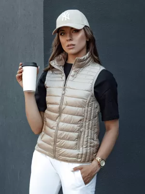 Prsluk DSTREET STYLISHZ TY4439 KARAMELA