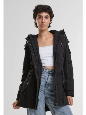 Ženska parka BRANDIT BD33122 CRNA