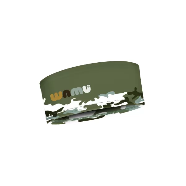  Dječja sportska traka za glavu CAMOUFLAGE KHAKI WAMU 