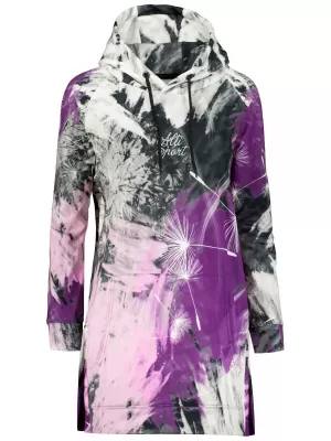 Ženski funkcionalni produljeni sweatshirt premium ALTISPORT VOJ/ALW016MI03 LJUBIČASTA