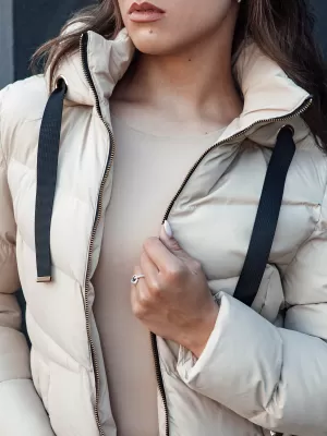 Ženski kaput DSTREET GABRIELLE SVIJETLO BEŽ Dstreet1